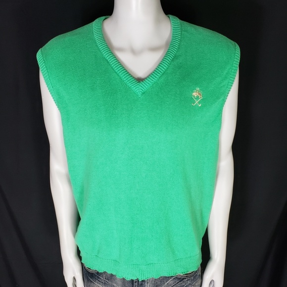 brooks vest mens green